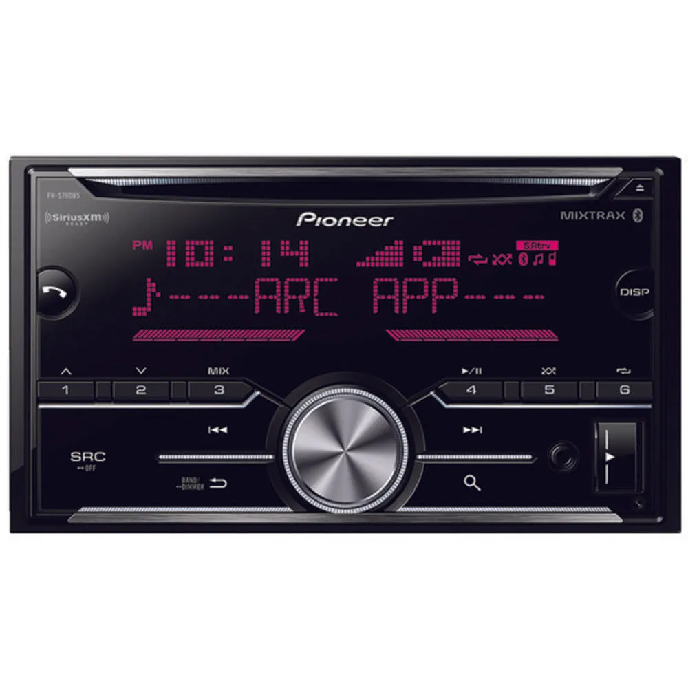 Pioneer FH-S700BS Double-DIN In-Dash CD Receiver with Bluetooth & SiriusXM Ready