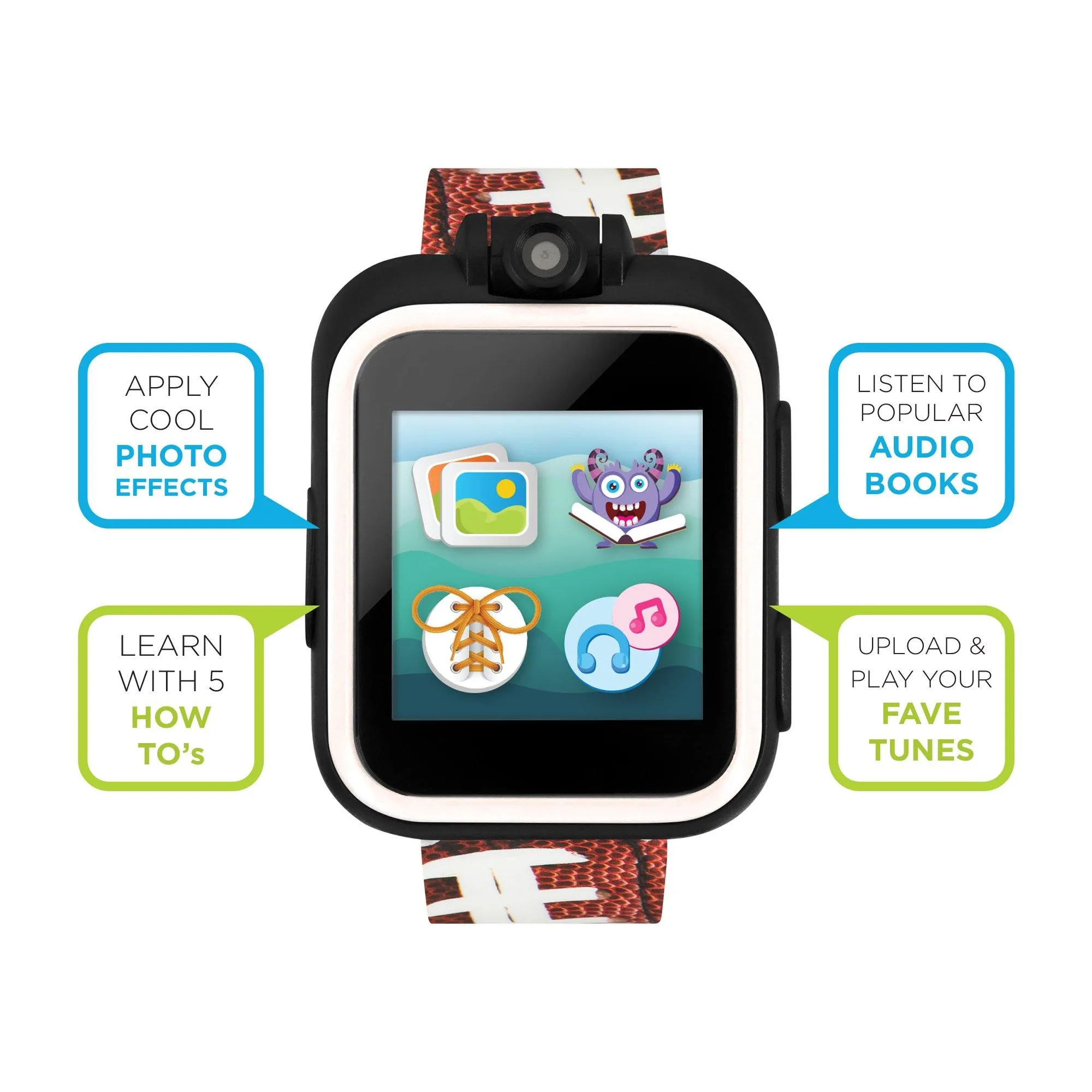 PlayZoom 2 Kids Smartwatch: Football Print