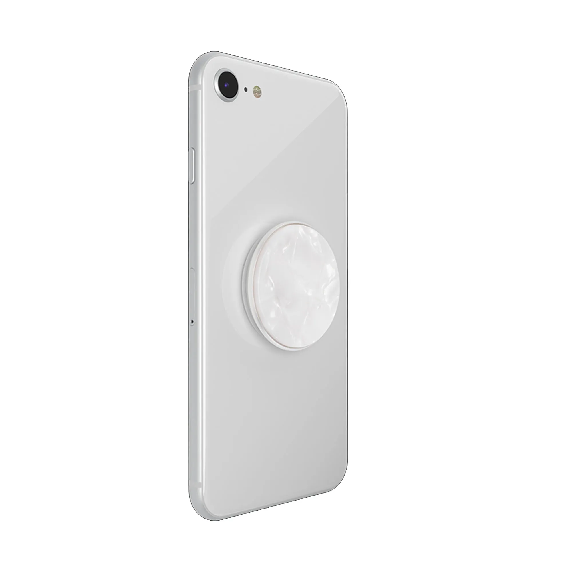 PopSockets PopGrip LUXE Swappable - Acetate Pearl White