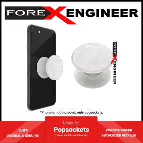 PopSockets PopGrip LUXE Swappable - Acetate Pearl White