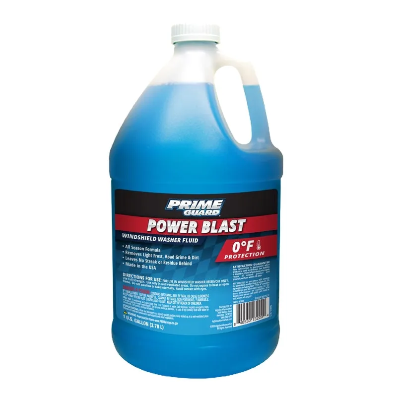 Prime Guard Power Blast 0 deg Windshield Washer Fluid 1 gal