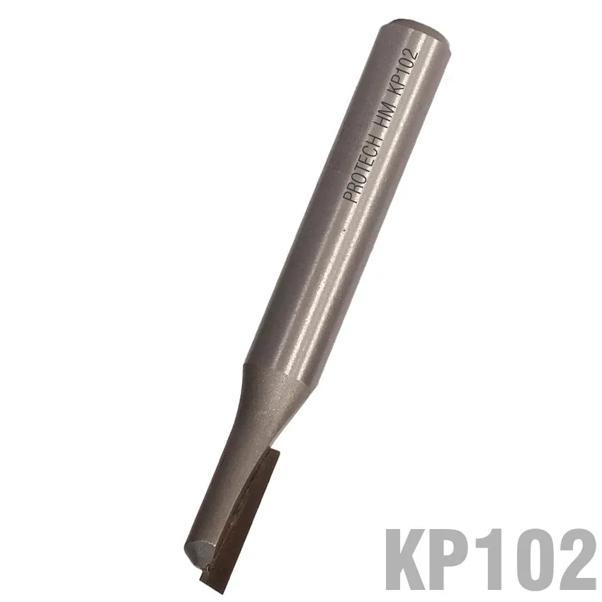 PRO-TECH STRAIGHT BIT SINGLE FLUTE 3/16' X 1/2' CUT 1/4' SHANK KP102