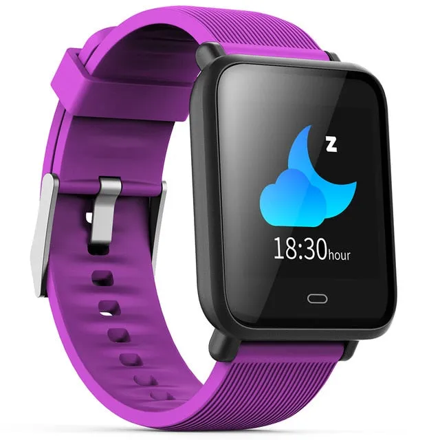 Q9 Smart Watch IP67 Waterproof Sport Fitness Trakcer Blood Pressure Heart Rate Monitor Smartwatch For Android IOS Men Women