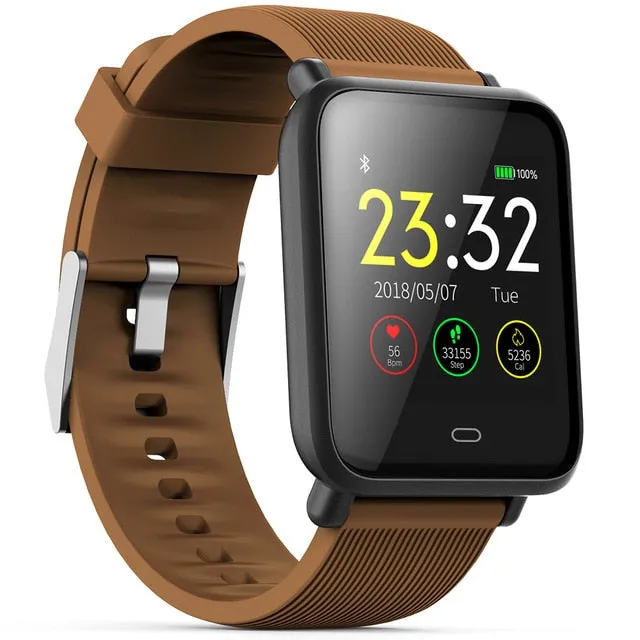 Q9 Smart Watch IP67 Waterproof Sport Fitness Trakcer Blood Pressure Heart Rate Monitor Smartwatch For Android IOS Men Women