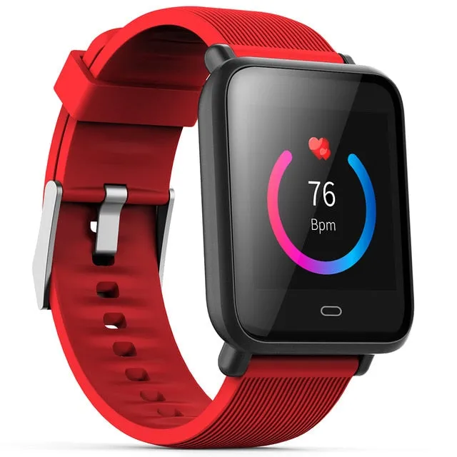 Q9 Smart Watch IP67 Waterproof Sport Fitness Trakcer Blood Pressure Heart Rate Monitor Smartwatch For Android IOS Men Women