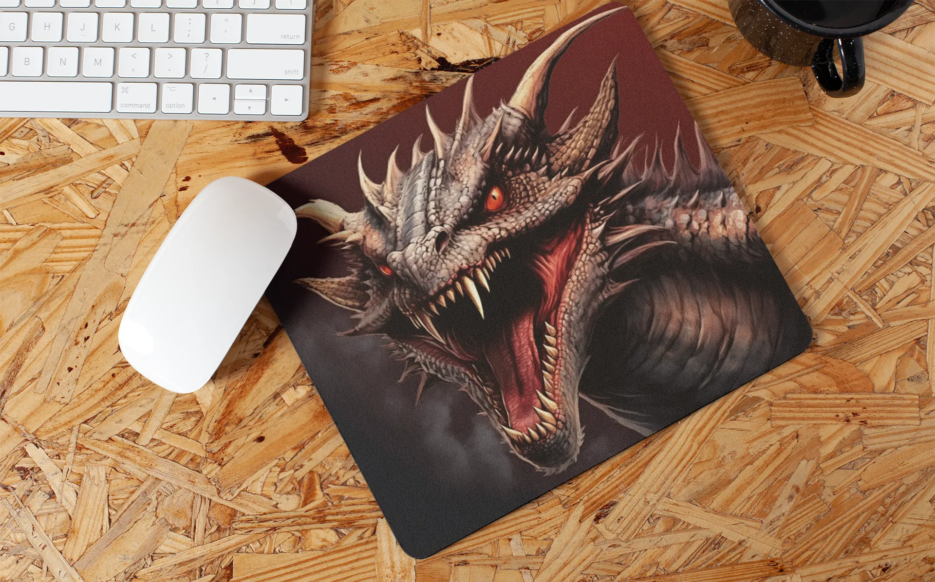 "Fantasy Gothic Dragon" Mouse Pads