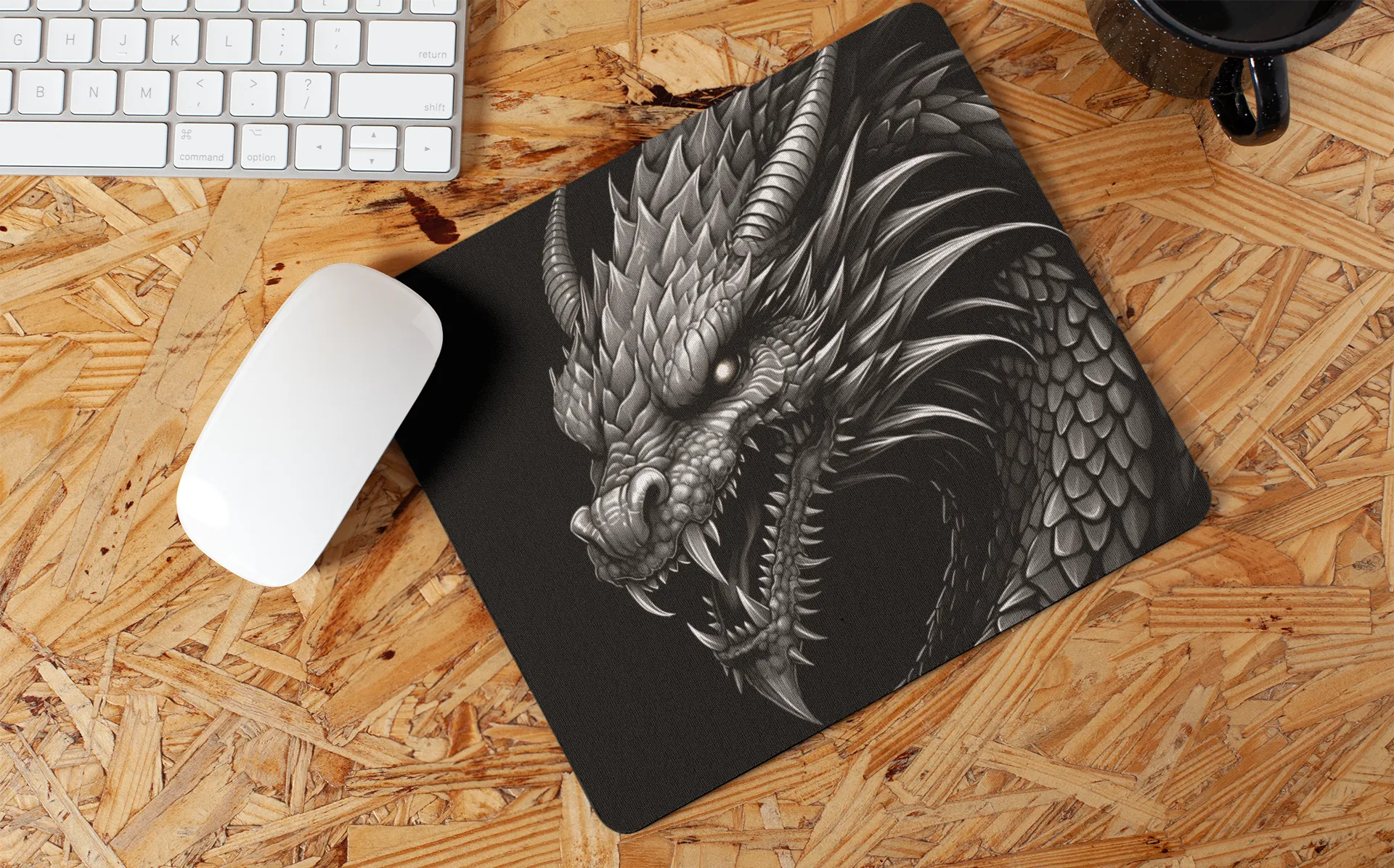 "Fantasy Gothic Dragon" Mouse Pads