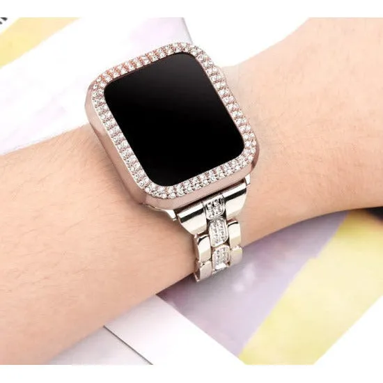 Rhinestone Apple Watch Face Cover