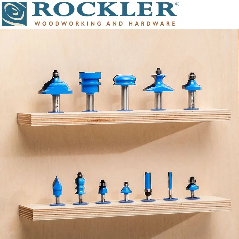 ROCKLER ROUTER BIT STORAGE INSERTS 10PC ROC57223