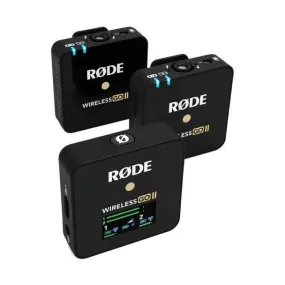 RODE Wireless GO II Dual Channel Wireless Microphone System