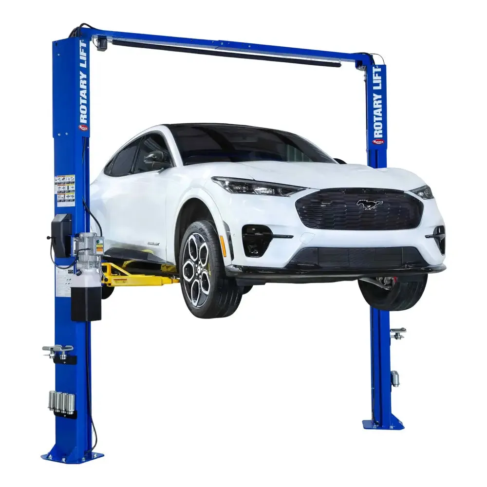 Rotary SPOA10-AV 10K Two-Post Asymmetrical Lift w/ All-Vehicle Lift Arms