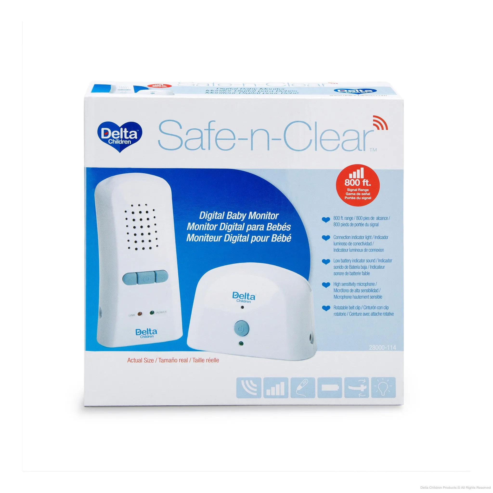 Safe-n-Clear Digital Baby Monitor (non LED)