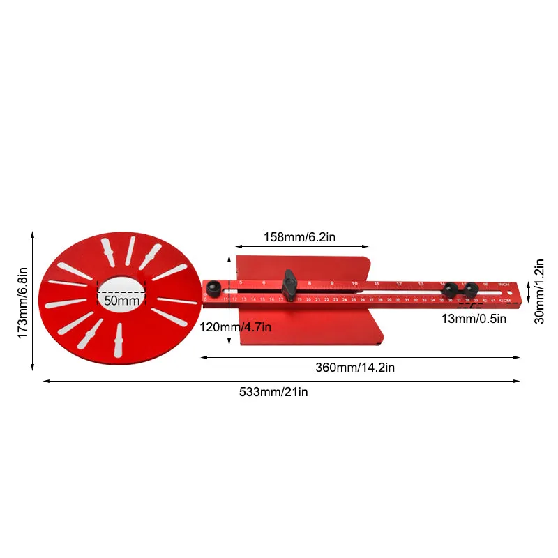 SAKER® Upgraded Router Milling Groove Bracket