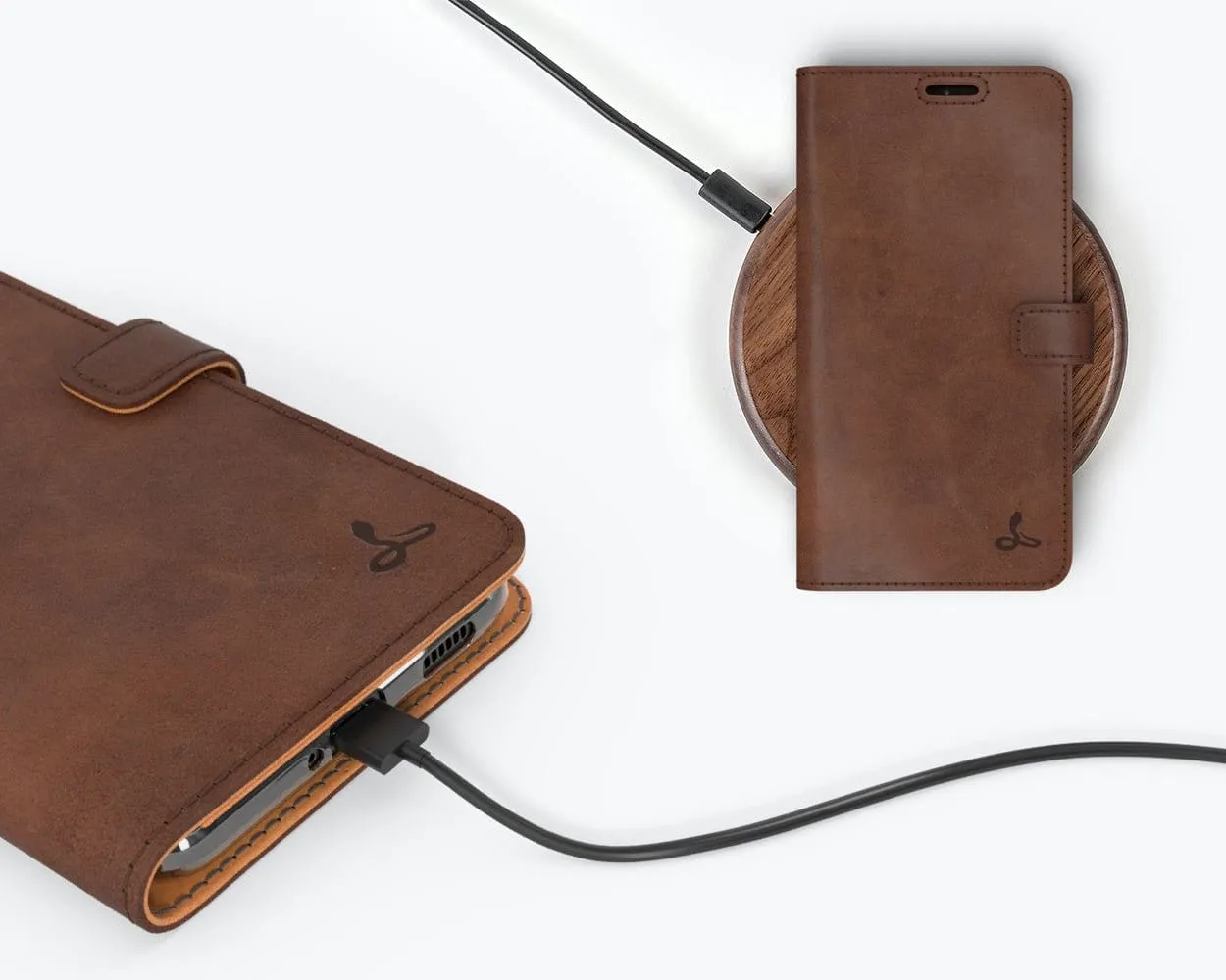 Samsung Galaxy S21 Plus - Vintage Leather Wallet