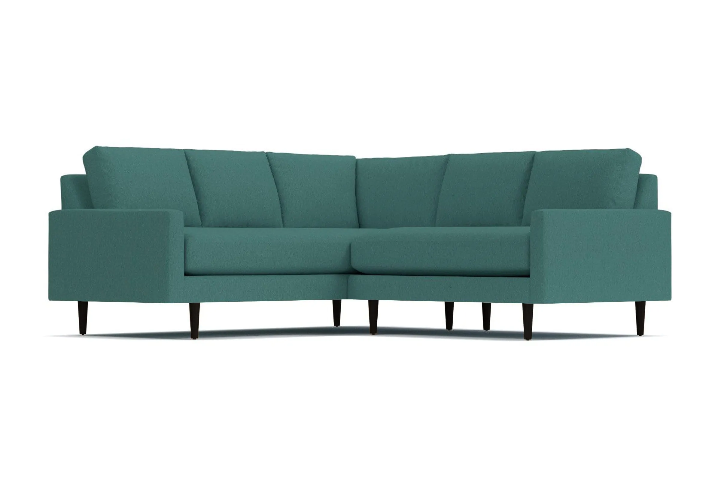 Scott 2pc L-Sectional w/ Loveseat :: Leg Finish: Espresso