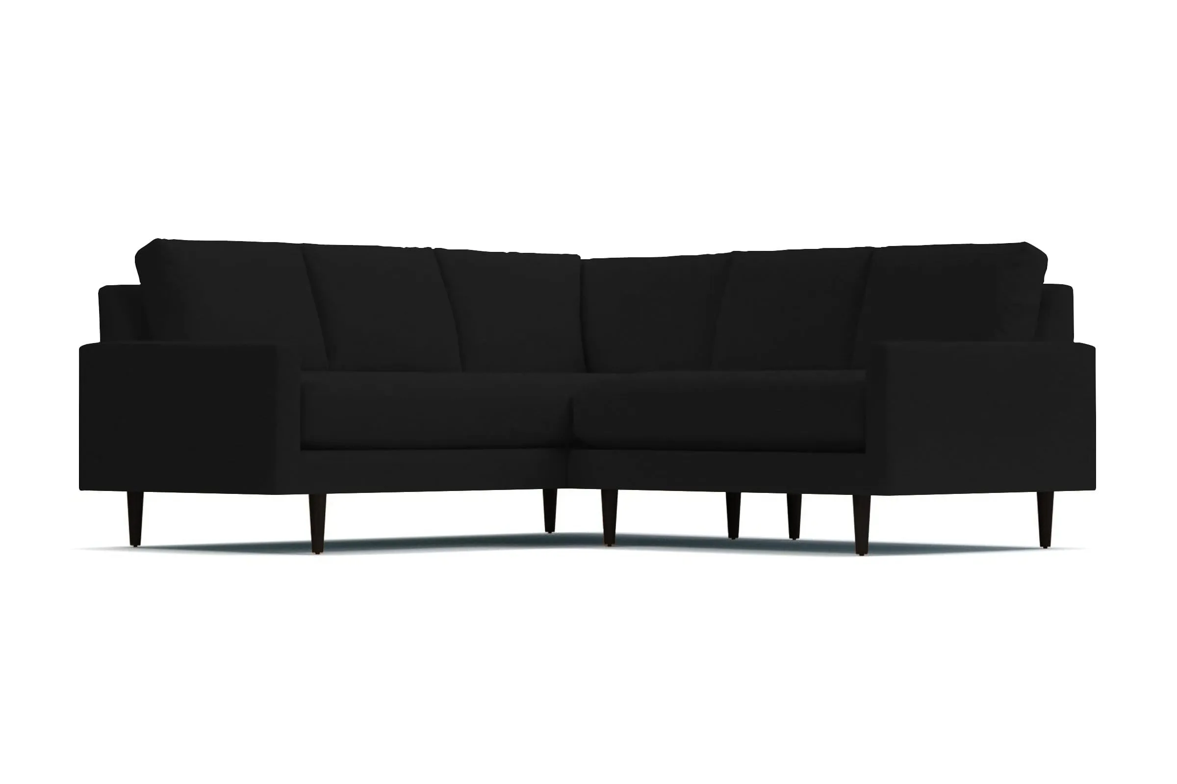 Scott 2pc L-Sectional w/ Loveseat :: Leg Finish: Espresso