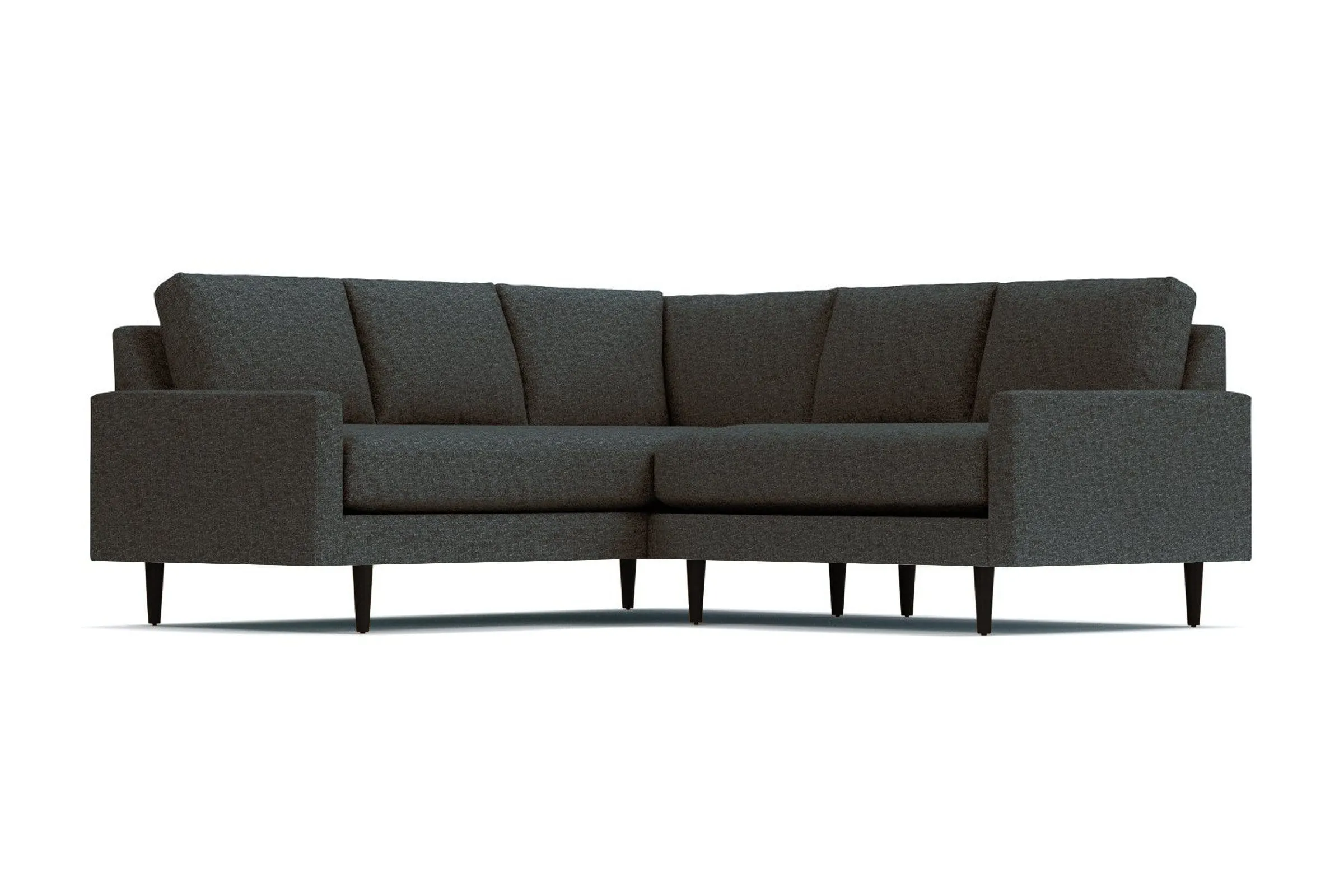 Scott 2pc L-Sectional w/ Loveseat :: Leg Finish: Espresso