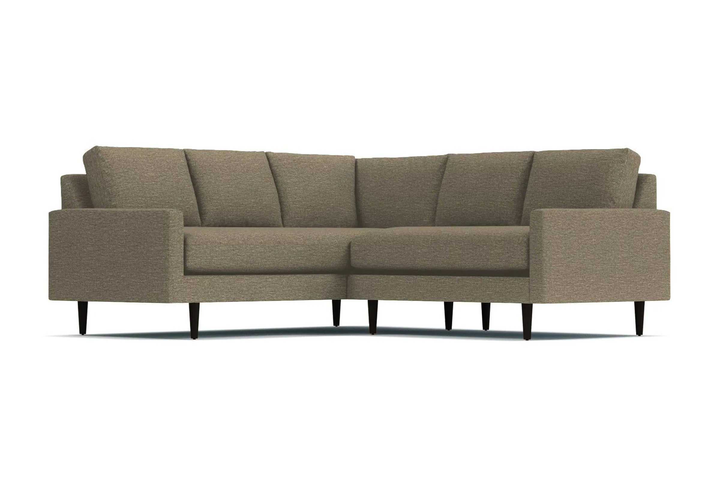 Scott 2pc L-Sectional w/ Loveseat :: Leg Finish: Espresso