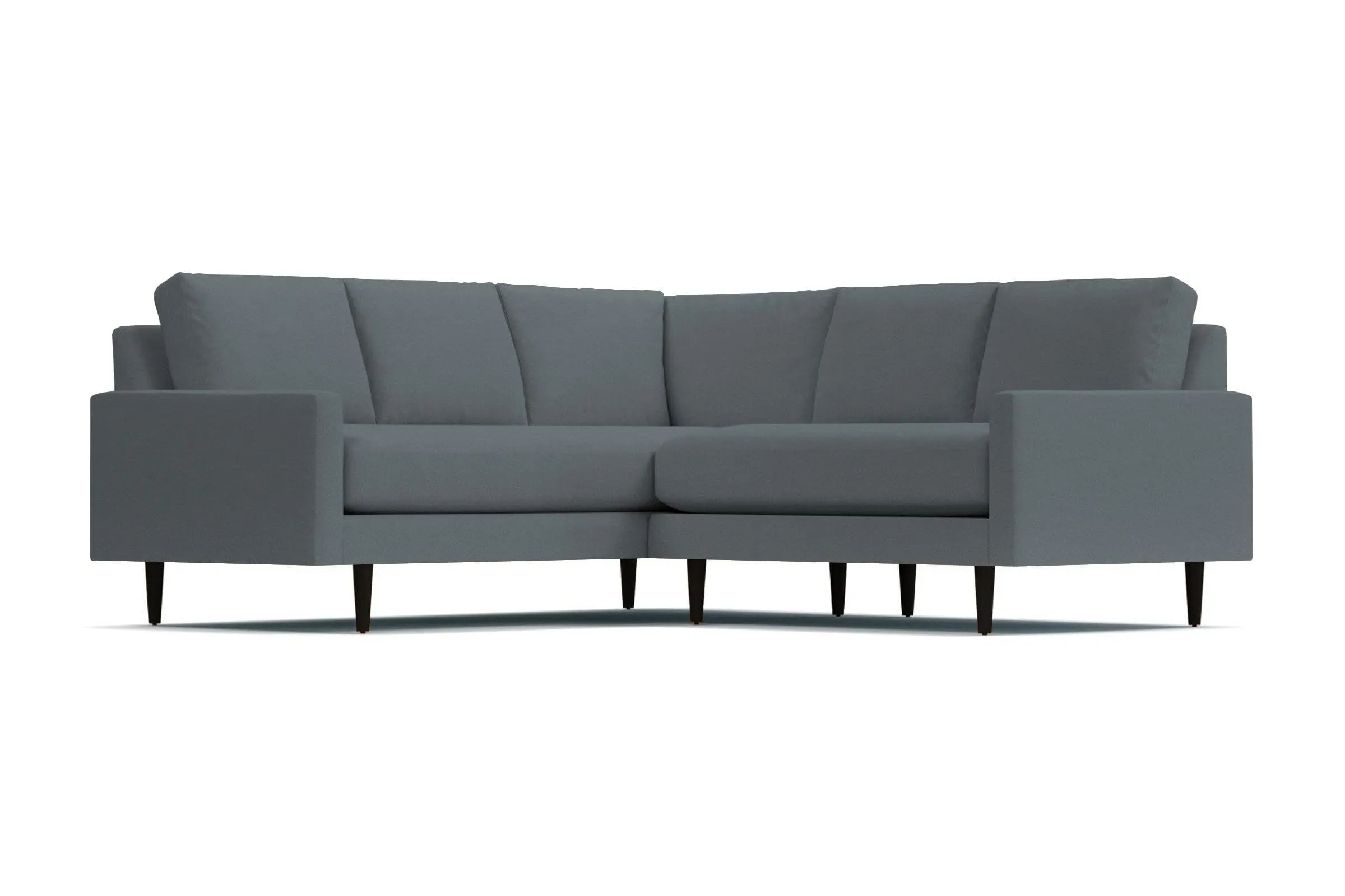 Scott 2pc L-Sectional w/ Loveseat :: Leg Finish: Espresso