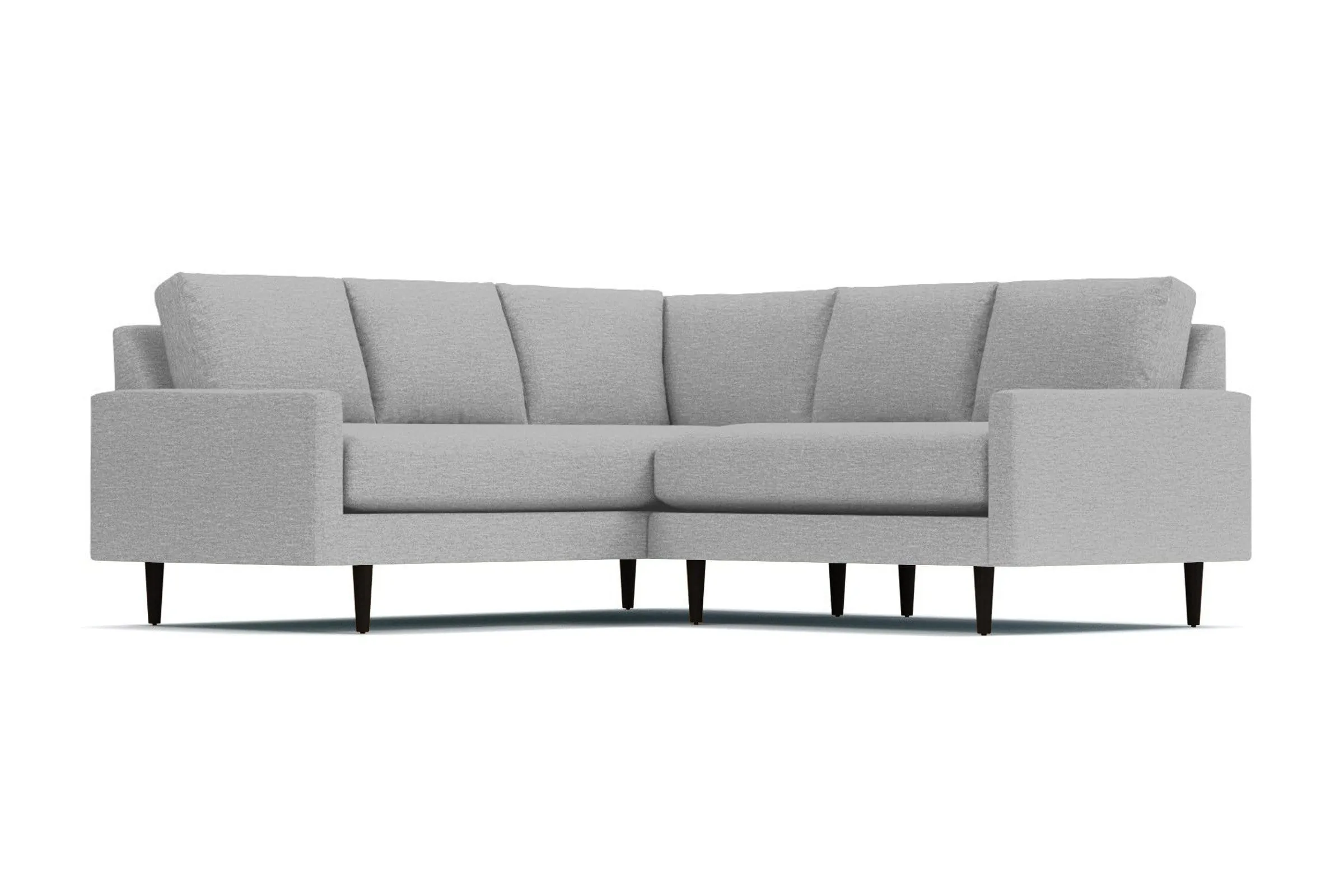 Scott 2pc L-Sectional w/ Loveseat :: Leg Finish: Espresso