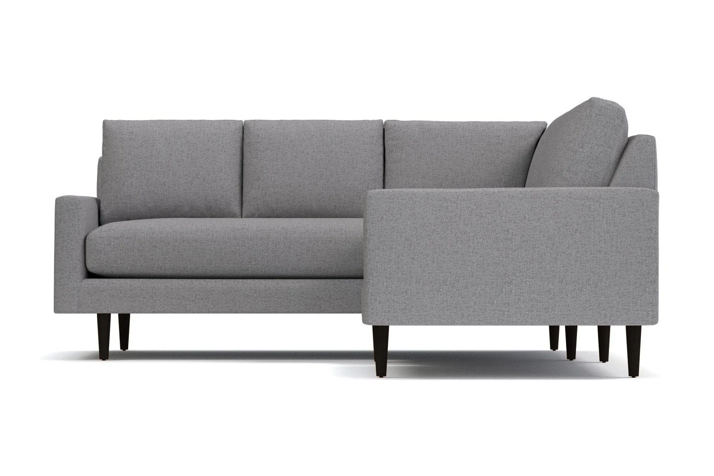 Scott 2pc L-Sectional w/ Loveseat :: Leg Finish: Espresso