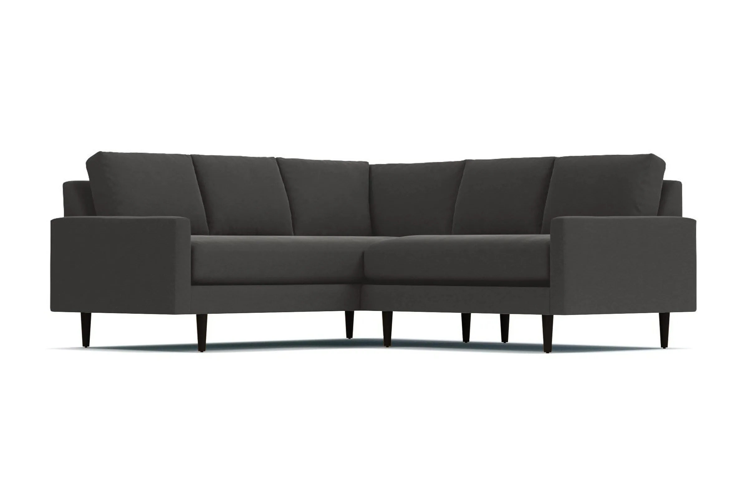 Scott 2pc L-Sectional w/ Loveseat :: Leg Finish: Espresso