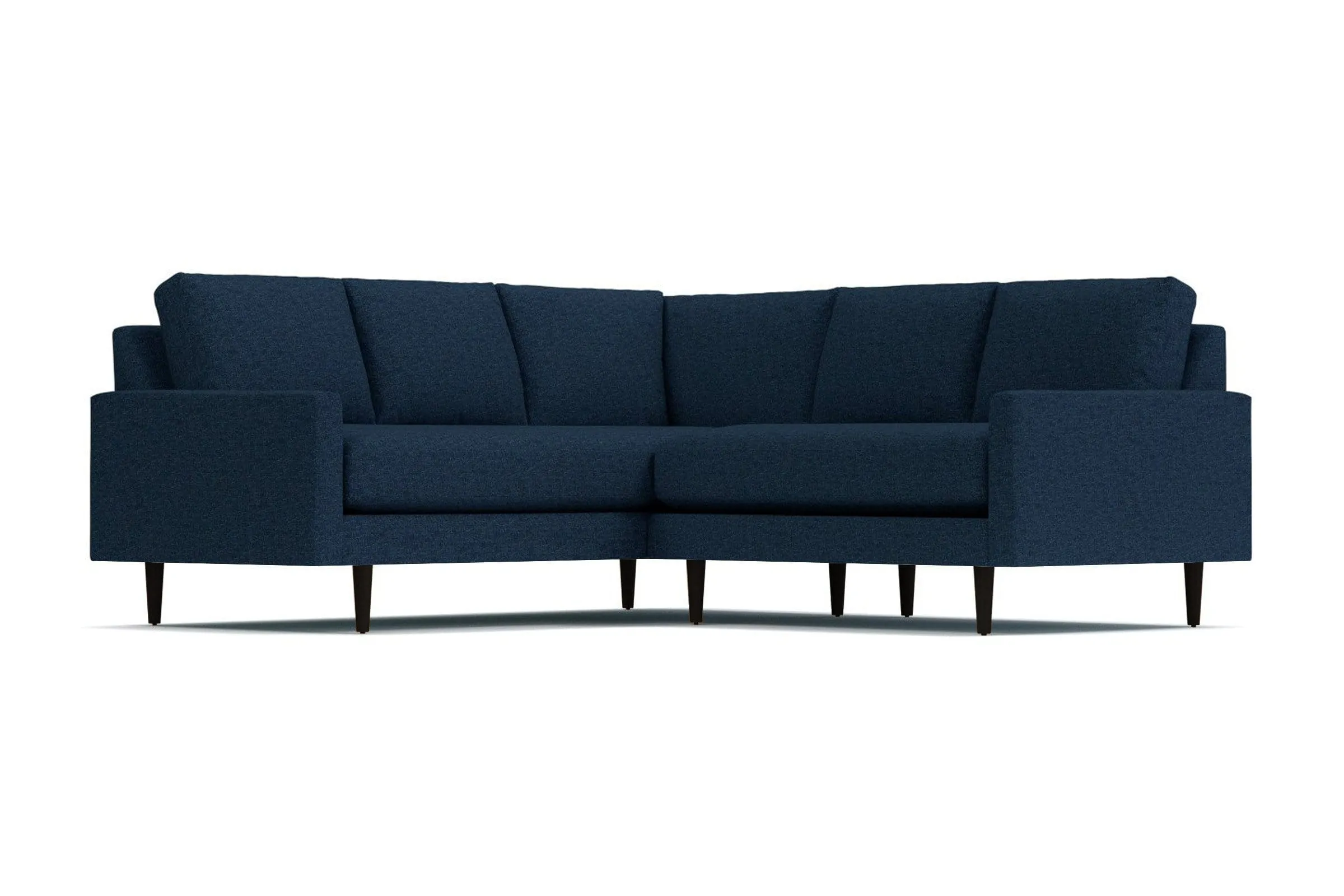 Scott 2pc L-Sectional w/ Loveseat :: Leg Finish: Espresso