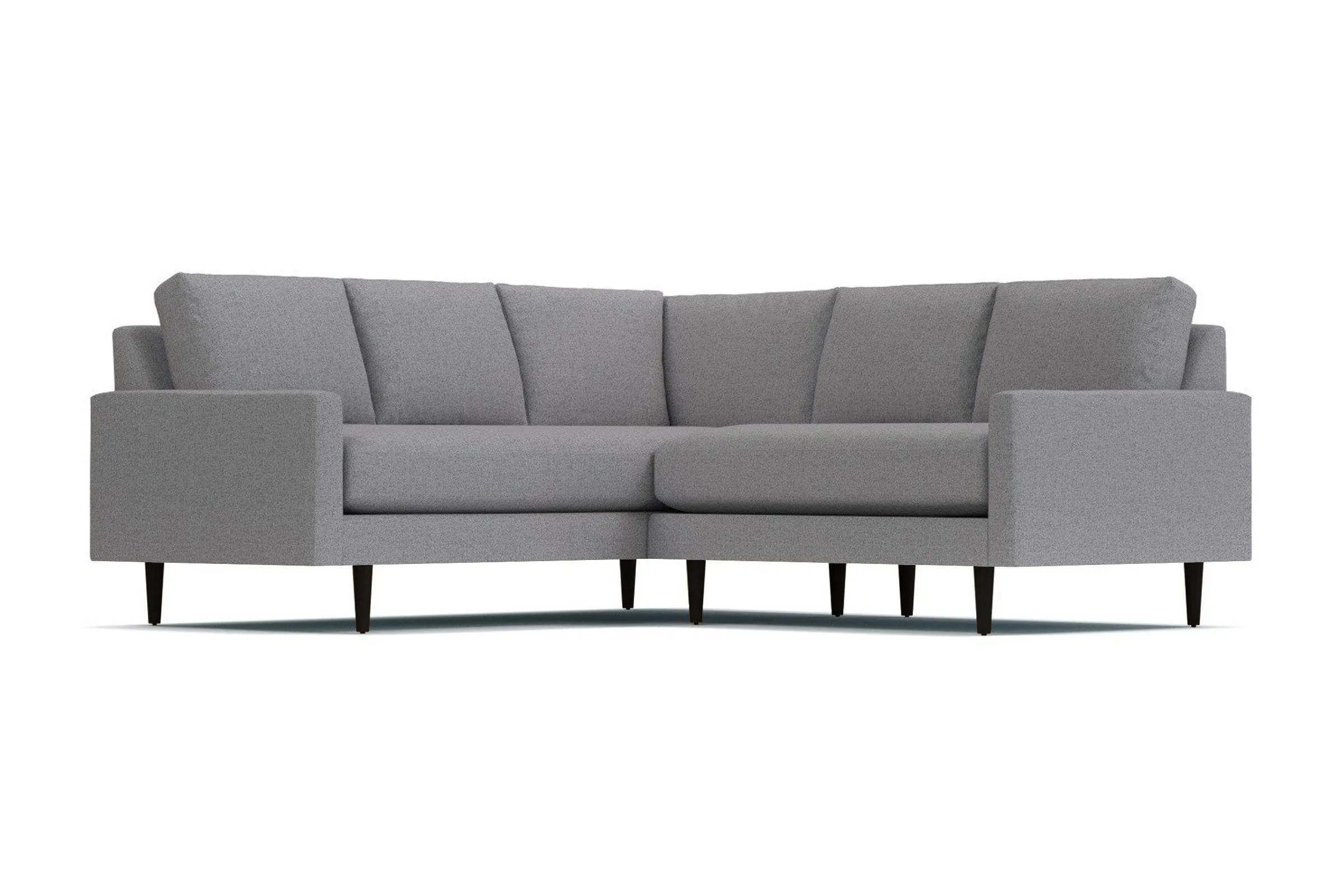 Scott 2pc L-Sectional w/ Loveseat :: Leg Finish: Espresso