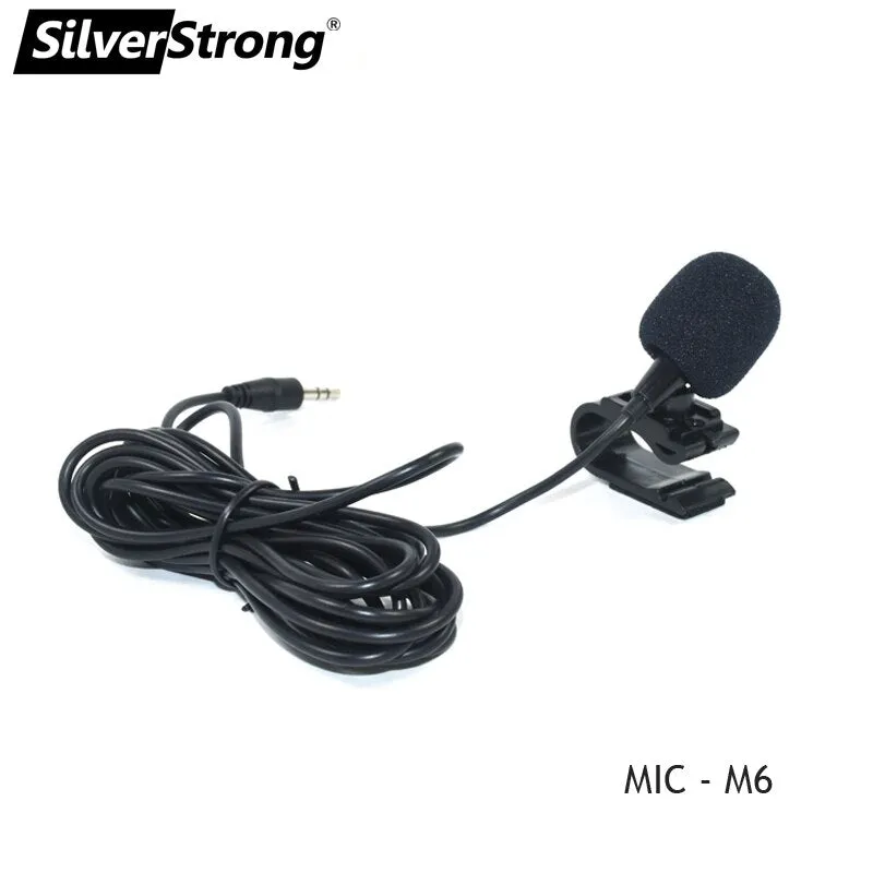 SilverStrong 1pc 50 Hz-20 kHz Professional 3.5mm Mic External Microphone for Car DVD Player Mic GPS for Bluetooth Handsfree Call