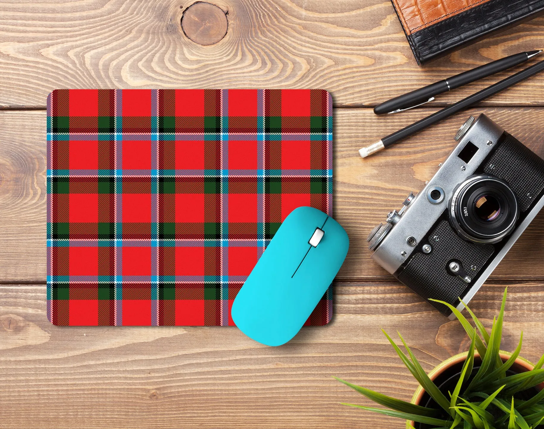 Sinclair Modern Tartan Mouse Pad