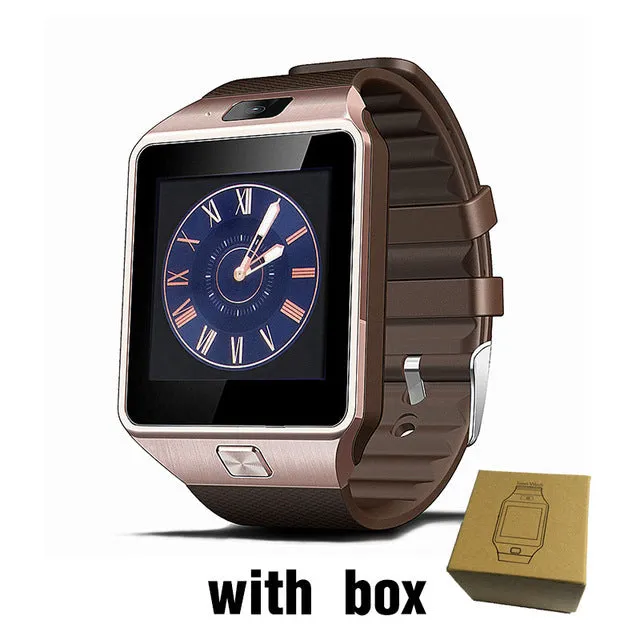 Smart Watch Clock With Sim Card Slot Push Message Bluetooth Connectivity Android Phone Better Than DZ09 Smartwatch Men Watch