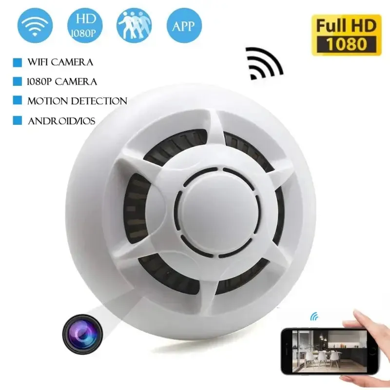 Smoke Alarm Design Camera Wifi Camera Ceiling Camere Home Security