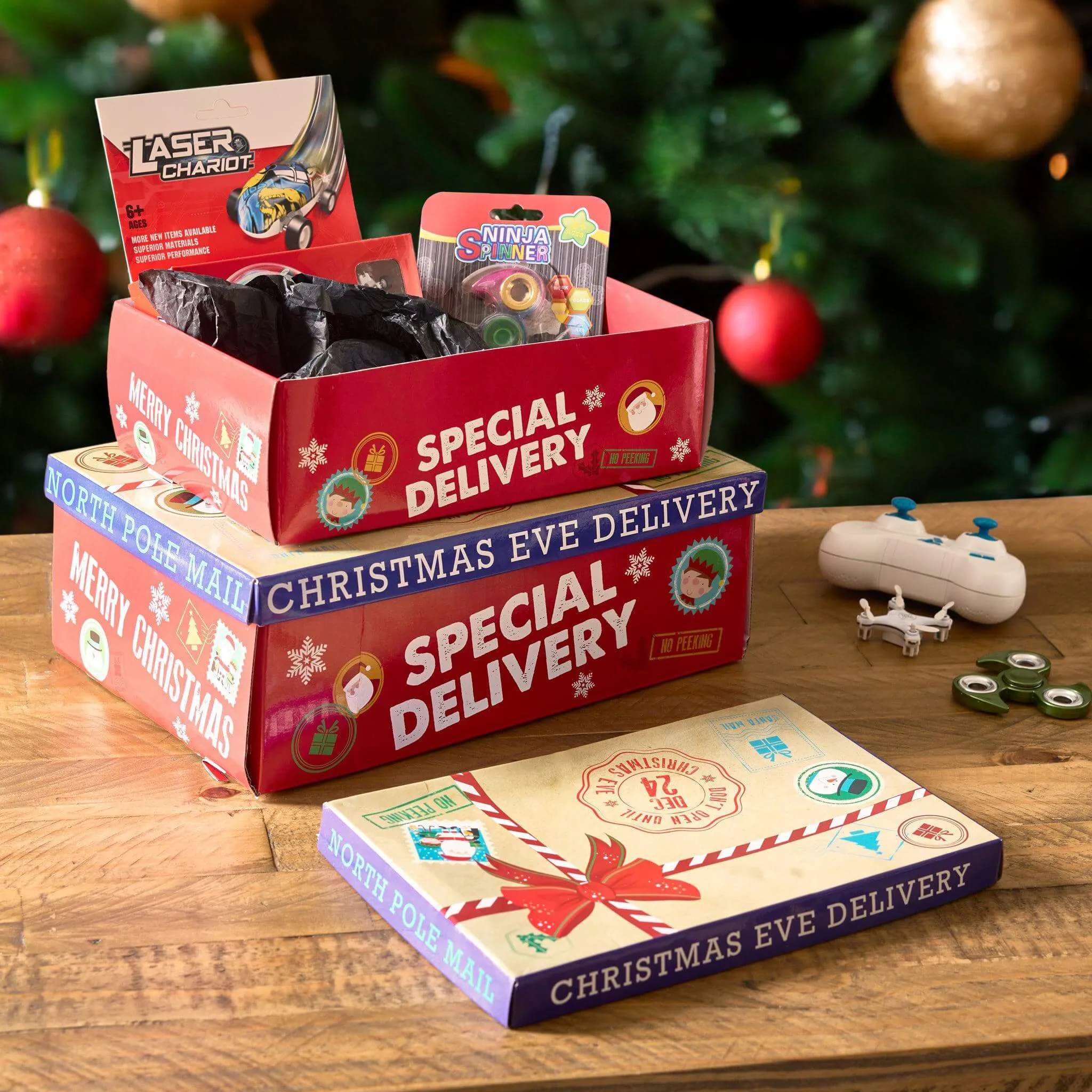 Special Delivery Festive Parcel Christmas Eve Box - Assorted Sizes