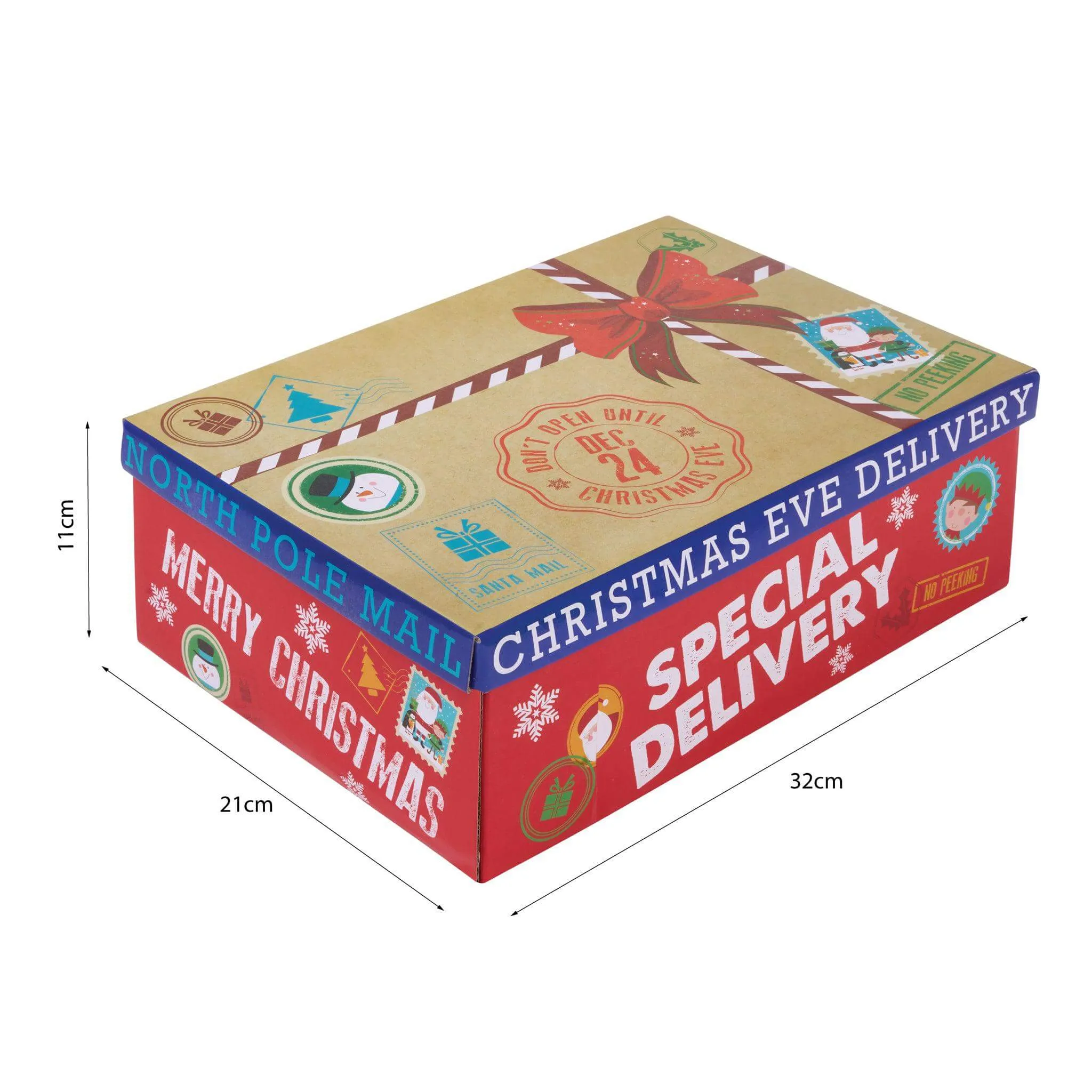 Special Delivery Festive Parcel Christmas Eve Box - Assorted Sizes