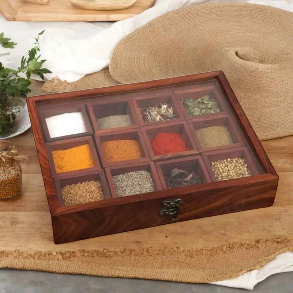 Spice Boxes 12 Containers Box | Masala Box