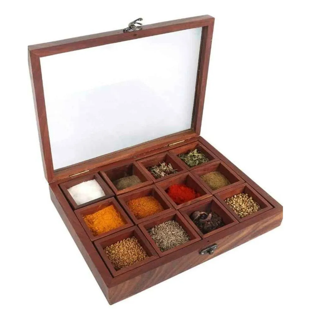 Spice Boxes 12 Containers Box | Masala Box