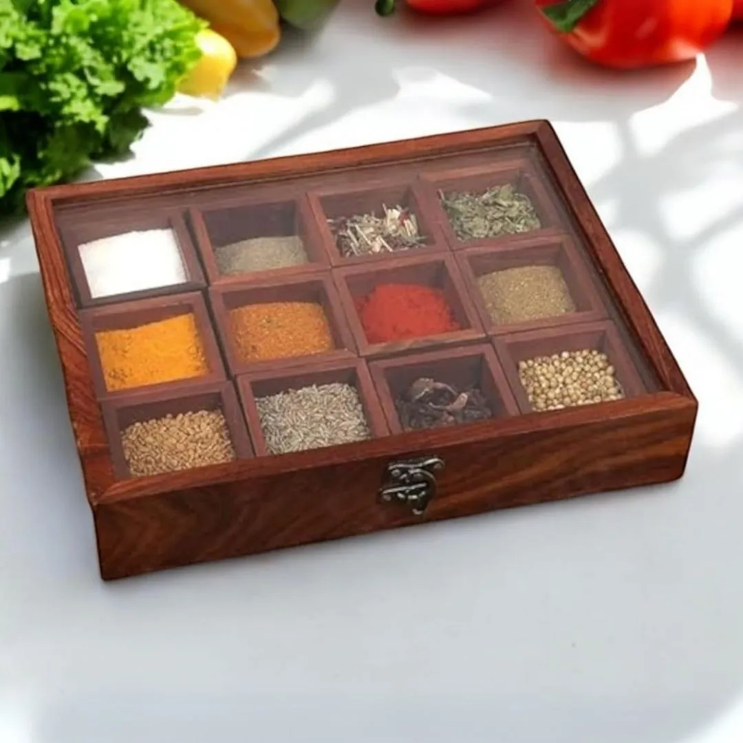 Spice Boxes 12 Containers Box | Masala Box