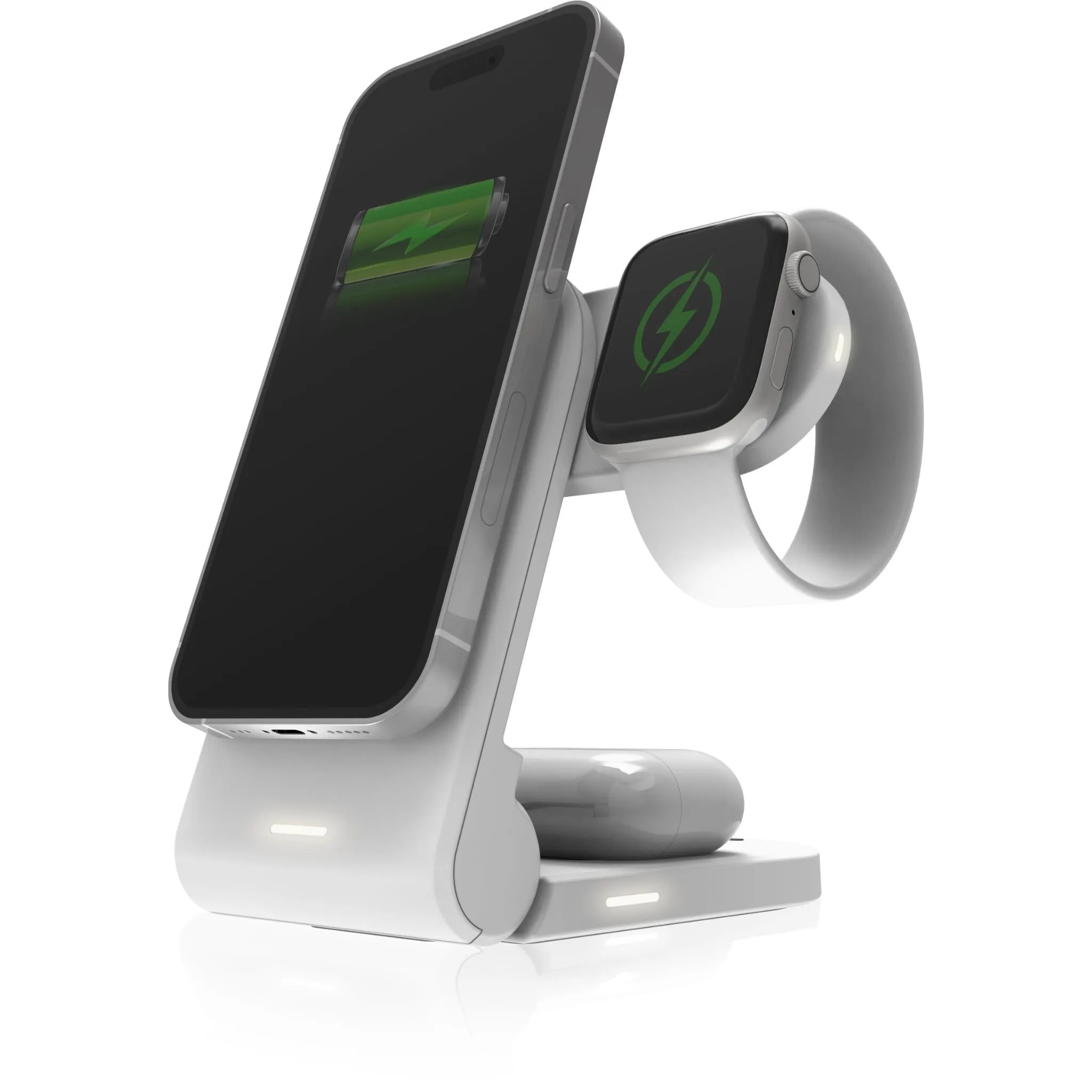 STM Charge Tree Magnetic 3-in-1 Wireless Charging Stand (White)