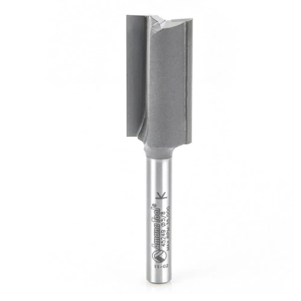 Straight Plunge Router Bit | 2 Flute | Various Dia x 1 1⁄4 x 1⁄4" Shank | 45249 | 738685452493