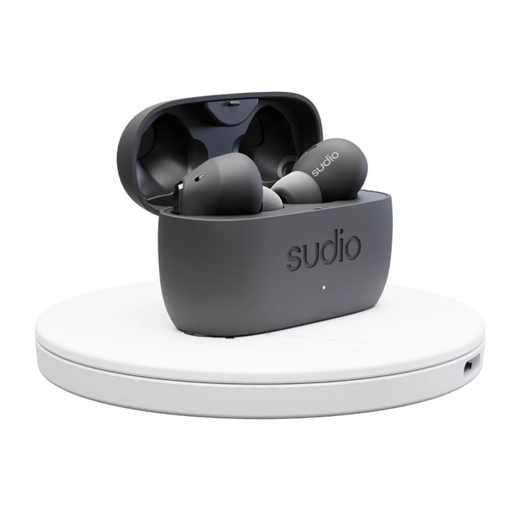 Sudio Wireless Earphone E2 - Hybrid Active Noise Cancellation Spatial Audio - Black (Barcode: 7350071389218 )