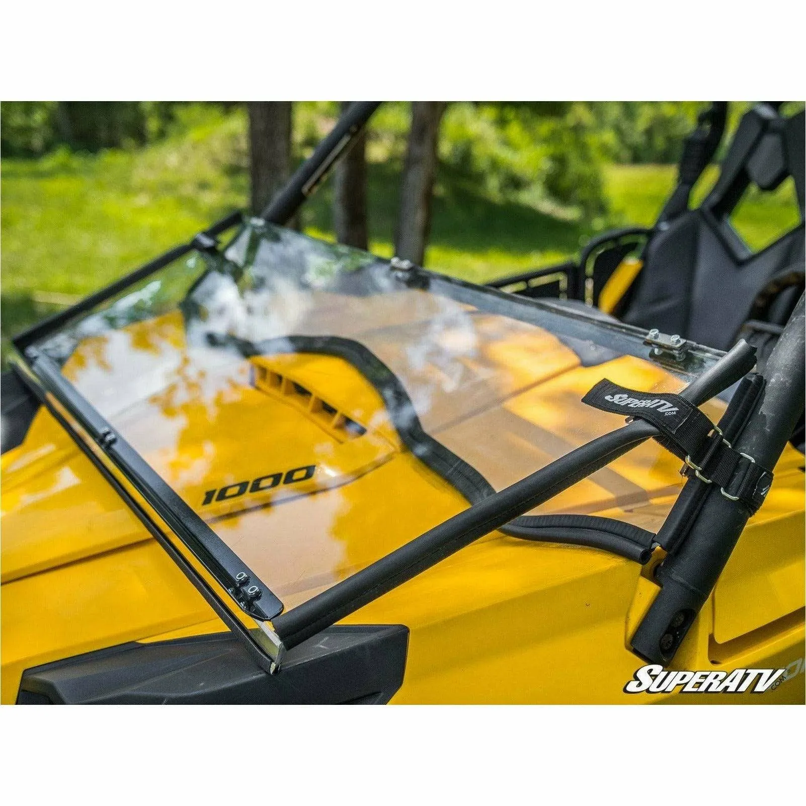 SuperATV Can Am Commander (2011-2020) Scratch Resistant Flip Down Windshield