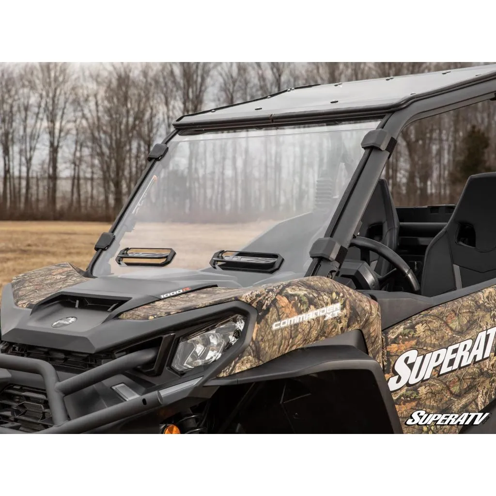 SuperATV Can-Am Commander Vented Full Windshield