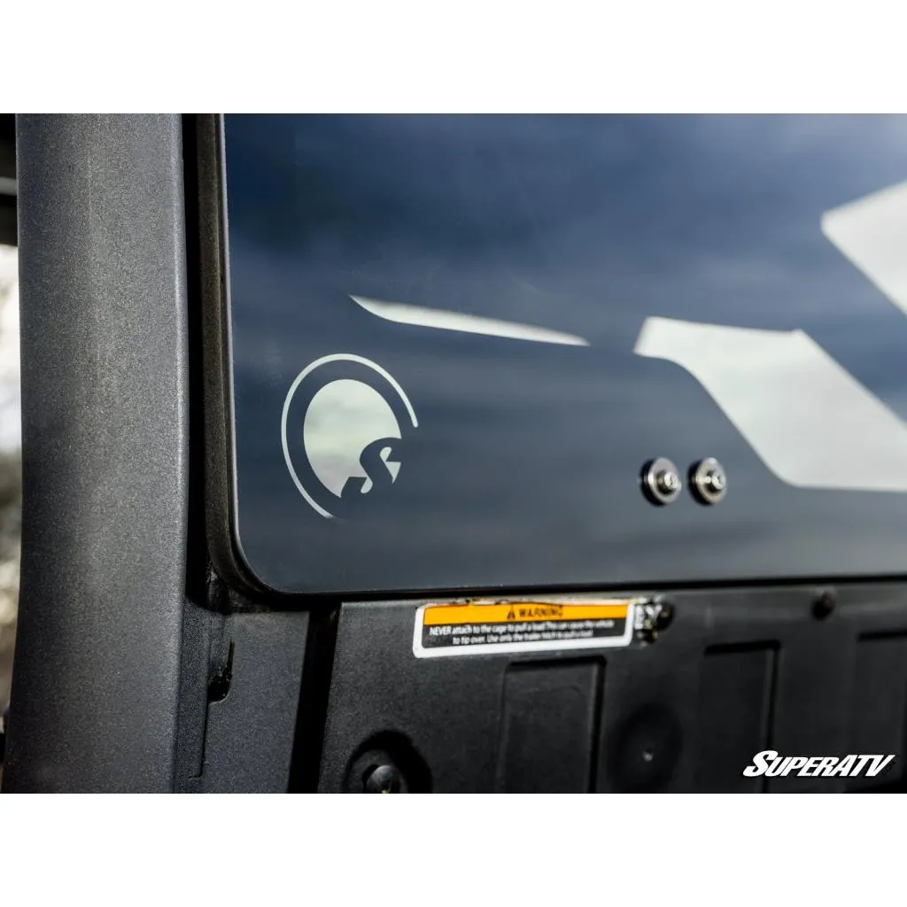 SuperATV Can-Am Defender Rear Glass Windshield