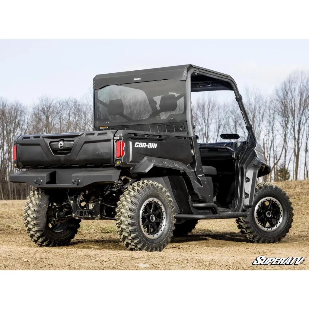 SuperATV Can-Am Defender Rear Glass Windshield