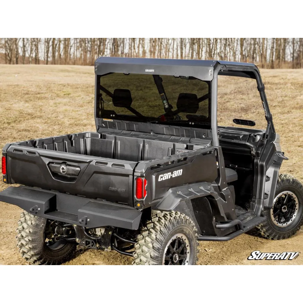 SuperATV Can-Am Defender Rear Glass Windshield