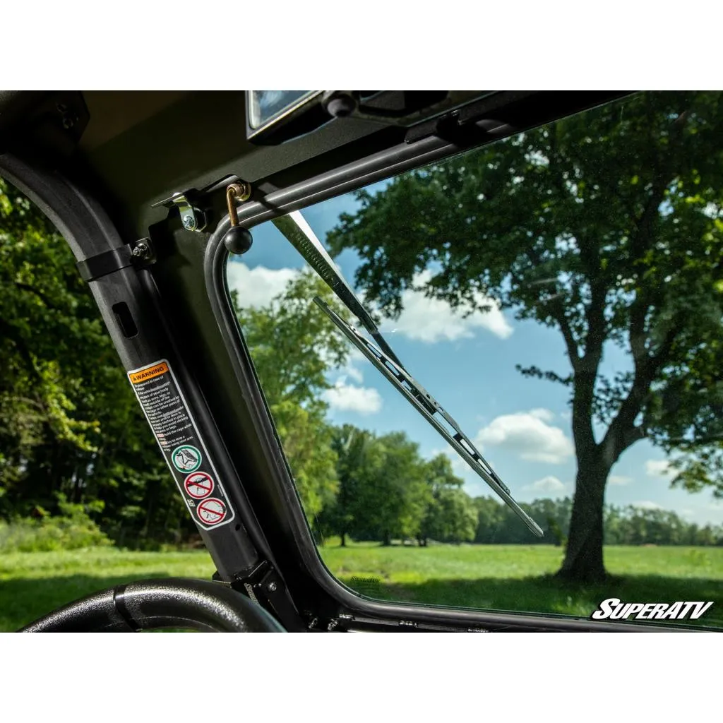 SuperATV Can-Am Maverick Sport Flip Down Glass Windshield