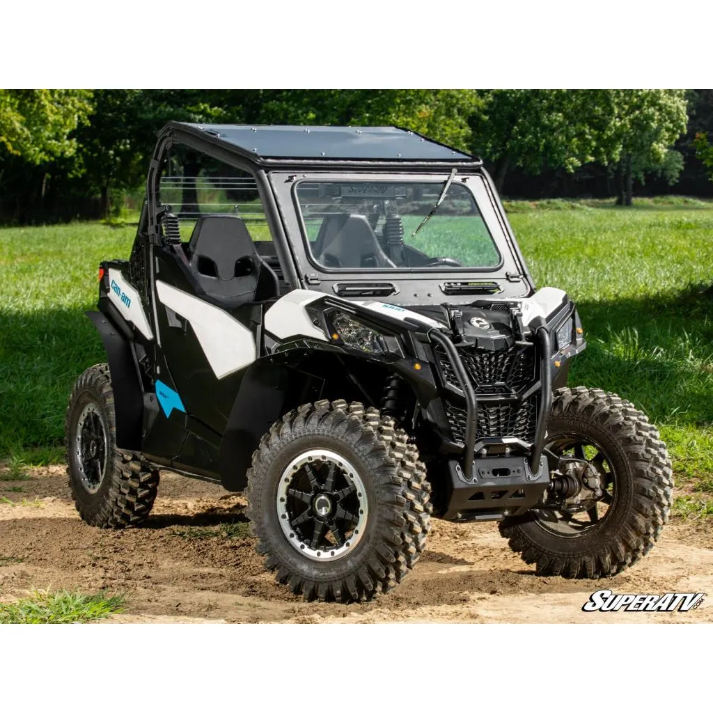 SuperATV Can-Am Maverick Sport Flip Down Glass Windshield