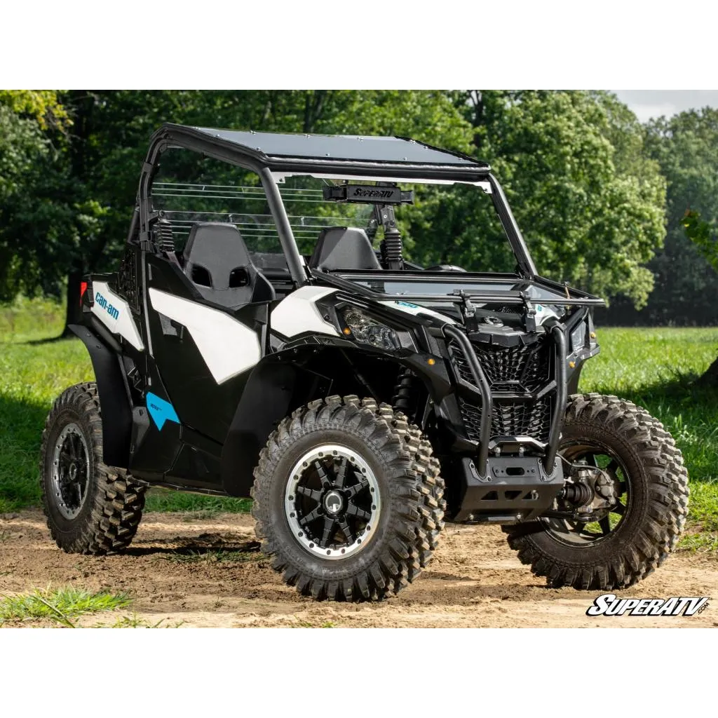 SuperATV Can-Am Maverick Sport Flip Down Glass Windshield