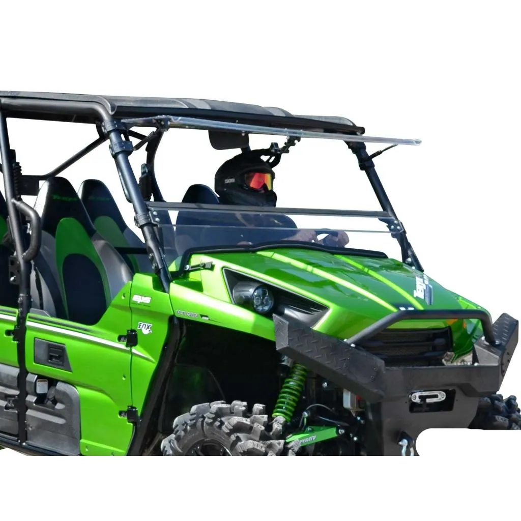 SuperATV Kawasaki Teryx 750 / 800 Scratch Resistant Flip Windshield