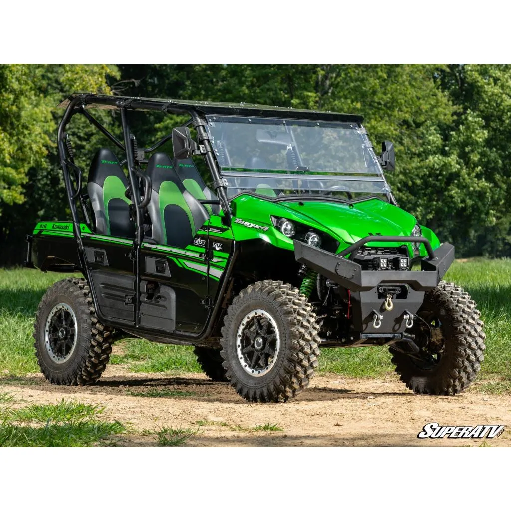 SuperATV Kawasaki Teryx 750 / 800 Scratch Resistant Flip Windshield